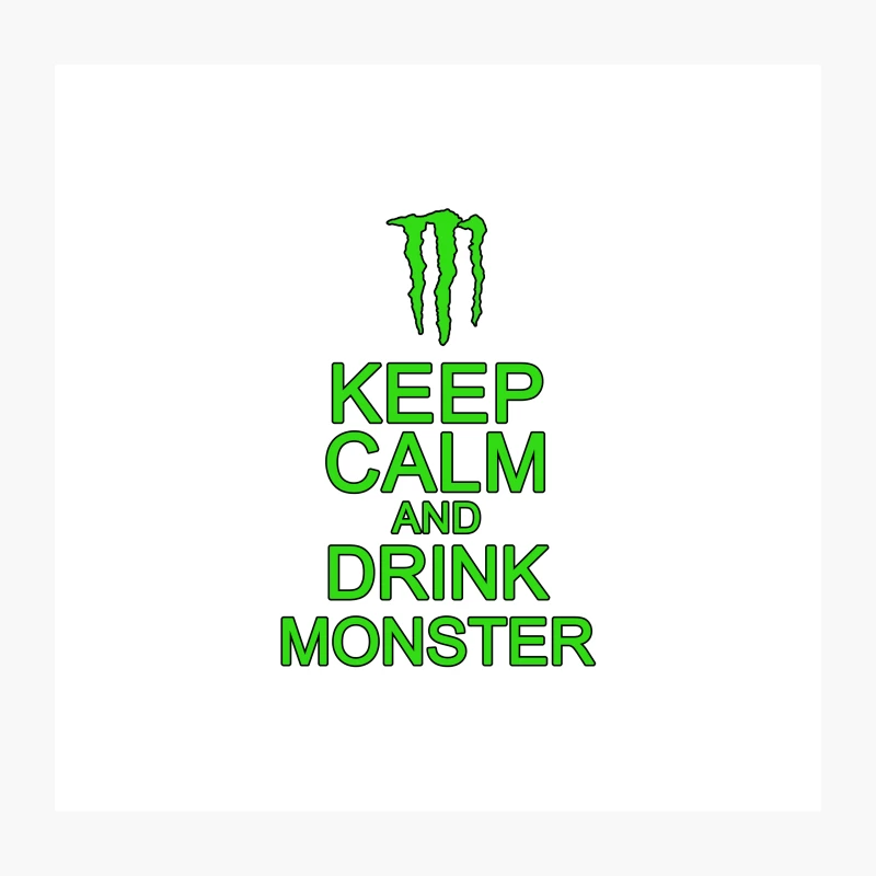 1 Monster Energy Drink (2) Throw Pillow