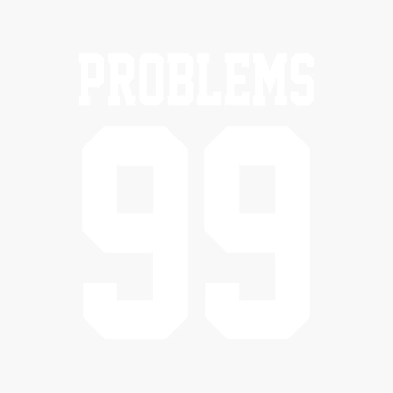 99 Problems Cotton Tote Bag