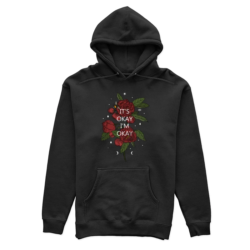 Fleurs with Message Inspirant Femme Sweat à capuche