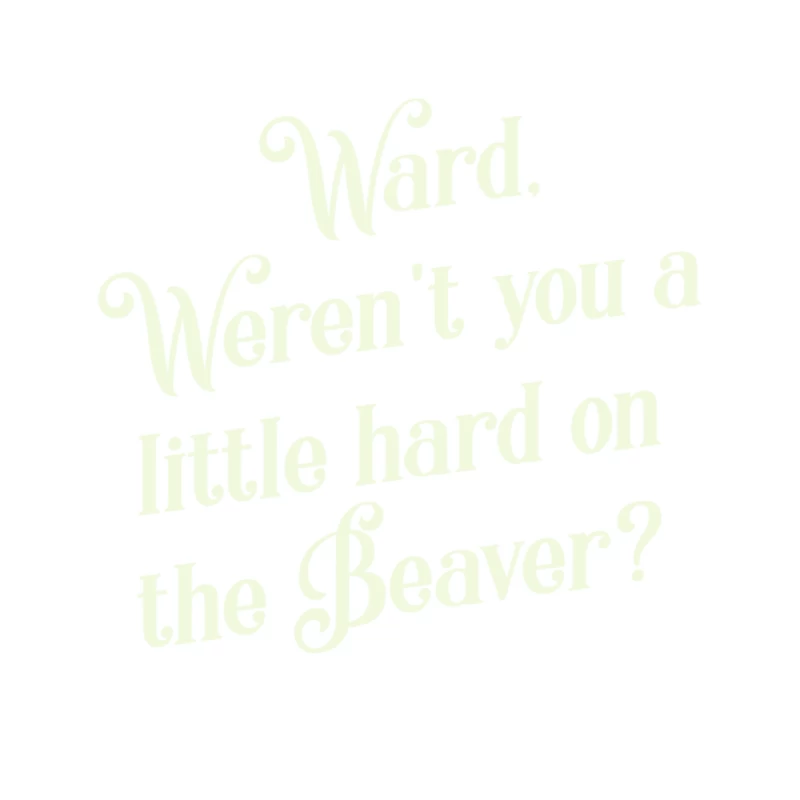 Faded Light Green Humorous Quote Typography Tapestry