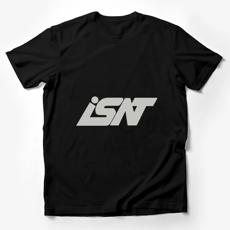 Minimalistisches ISNT-Logo Herren T-Shirt