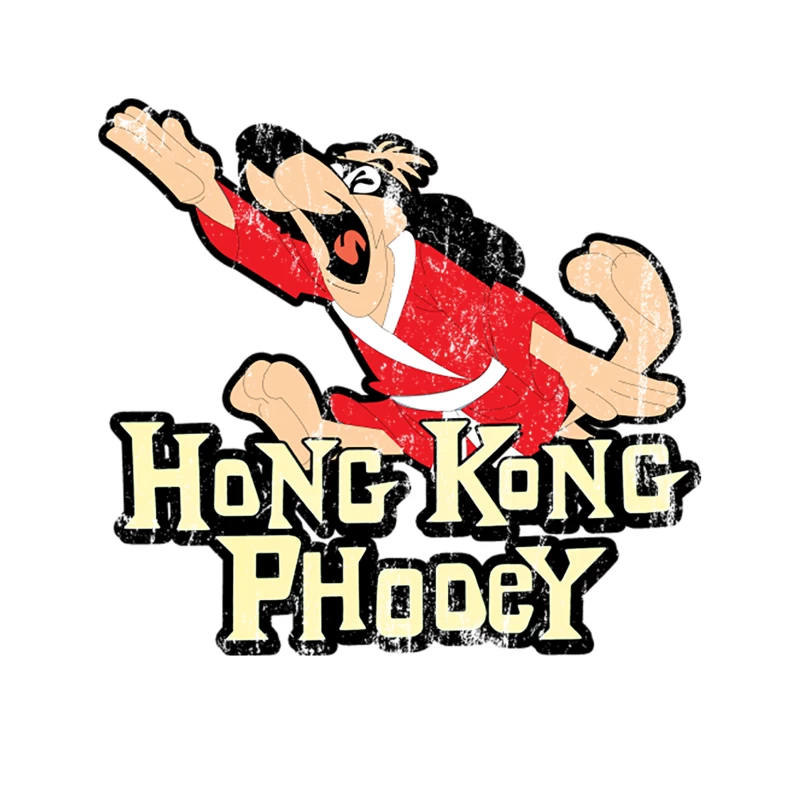 Hong Kong Phooey, distressed Tapestry