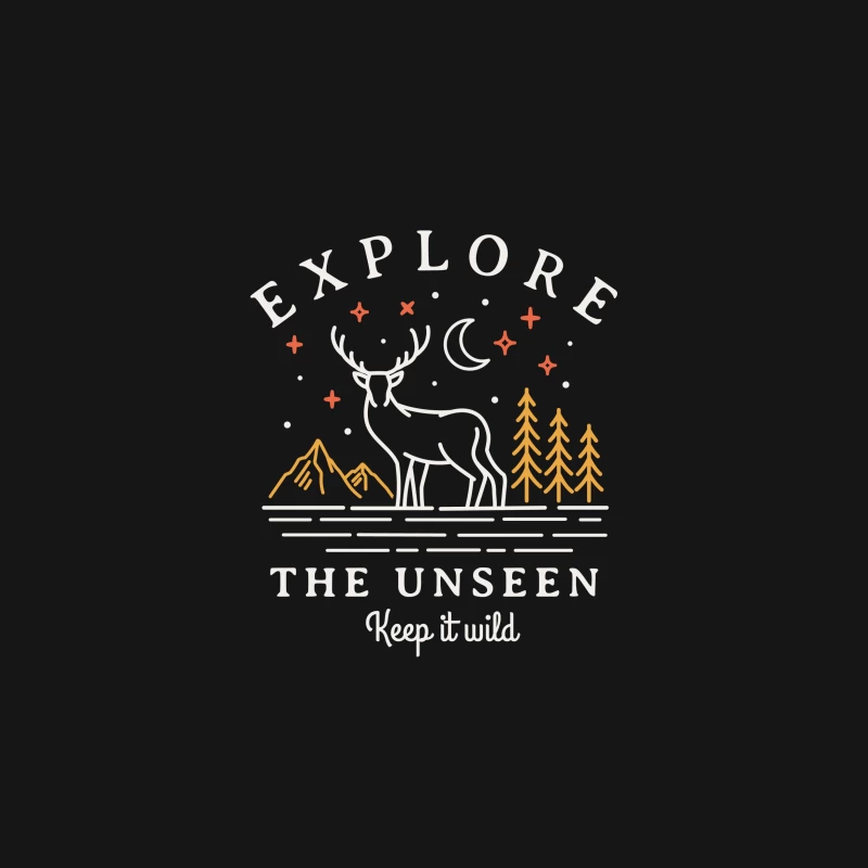 Erkunde das Unbekannte in der Natur Herren T-Shirt