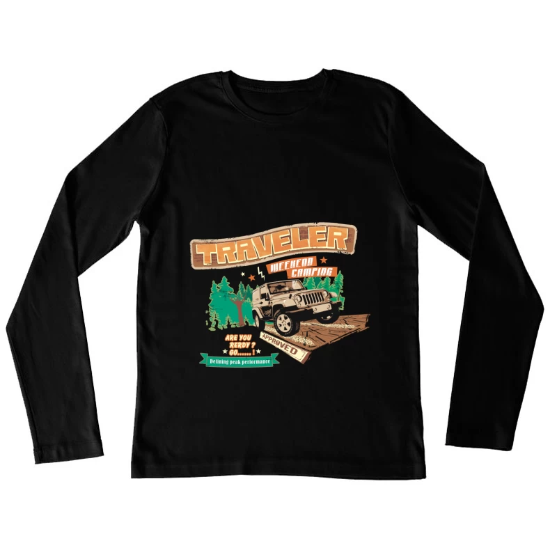 Abenteuerreisen im Gelände Damen Langarm T-Shirt