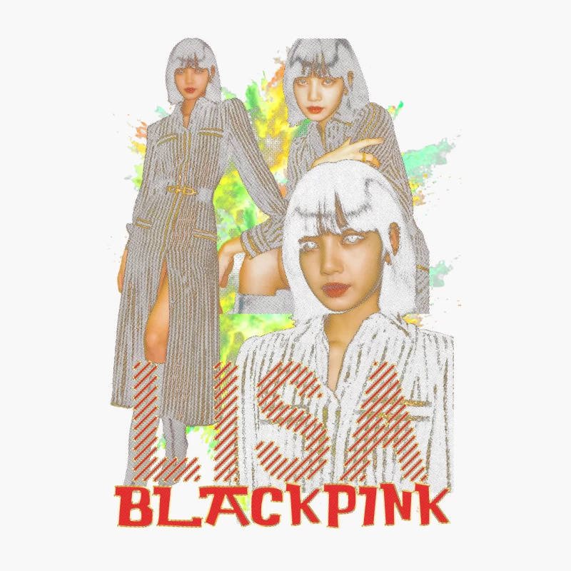 Lisa from BLACKPINK in Fashionable Attire Cotton Tote Bag