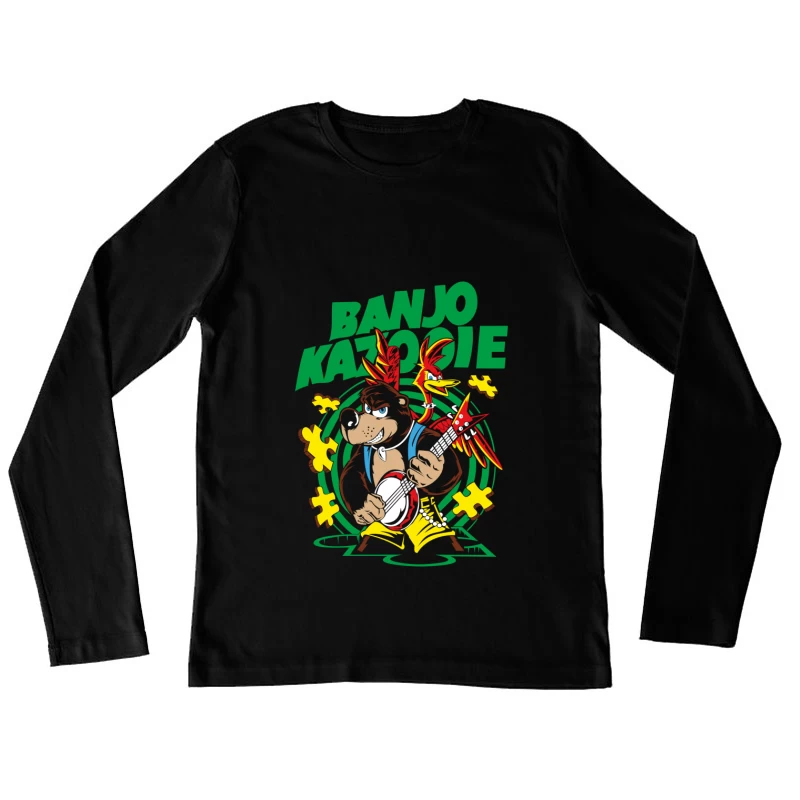 Banjo-Kazooie Animated Character Art Female Long Sleeve T-Shirt