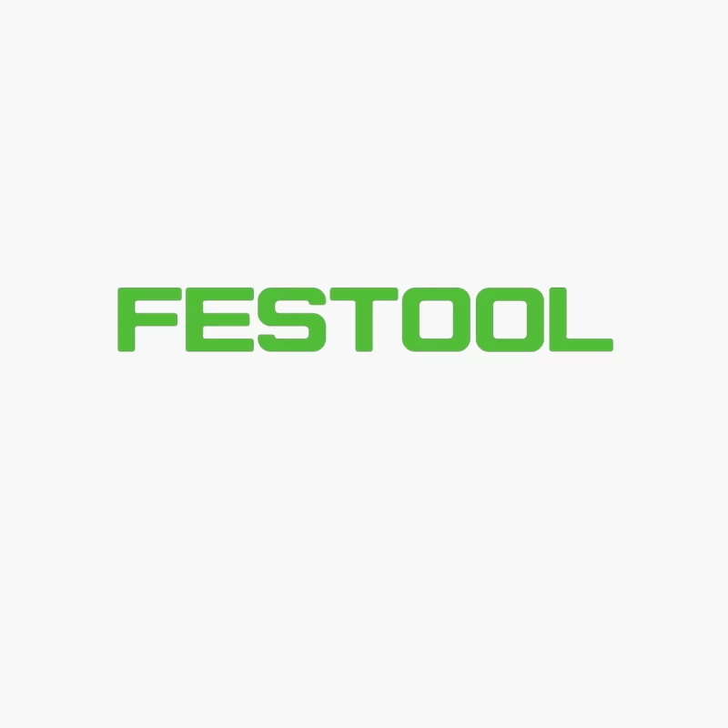 Festool Green Industrial Power Tool Brand Logo Cotton Tote Bag