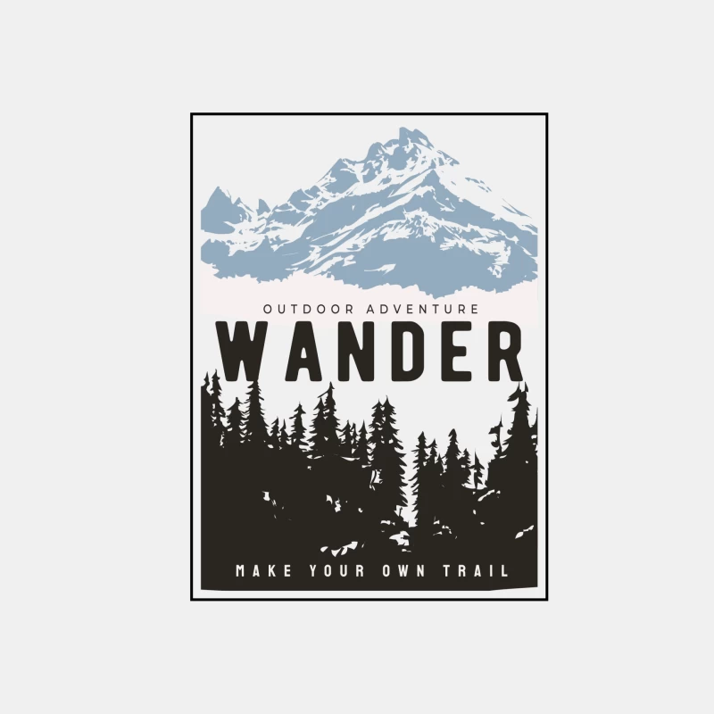 Outdoor Abenteuer: Berge und Wälder Herren Tanktops