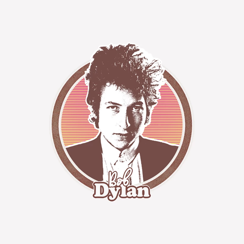 Bob Dylan  Retro Style Fan Design Male T-Shirt