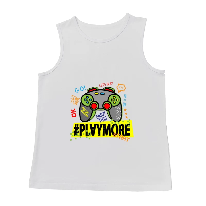 Gaming-Controller Grafik Design Herren Tanktops