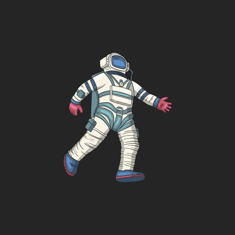 Astronaut im Raumanzug Herren Pullover Sweatshirt