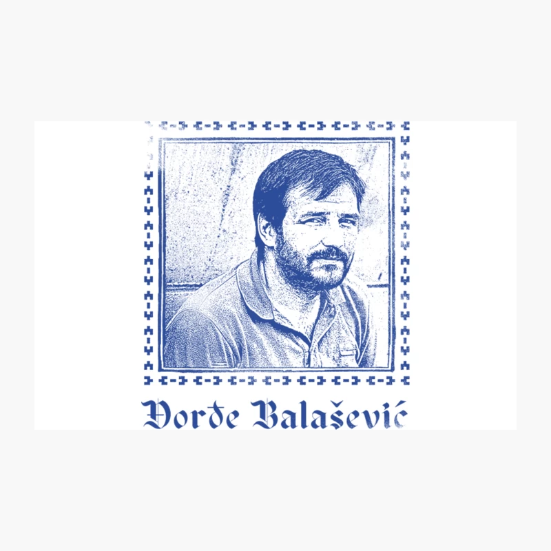 Dorde Balasevic  Serbian Singer Fan Art Travel Mug