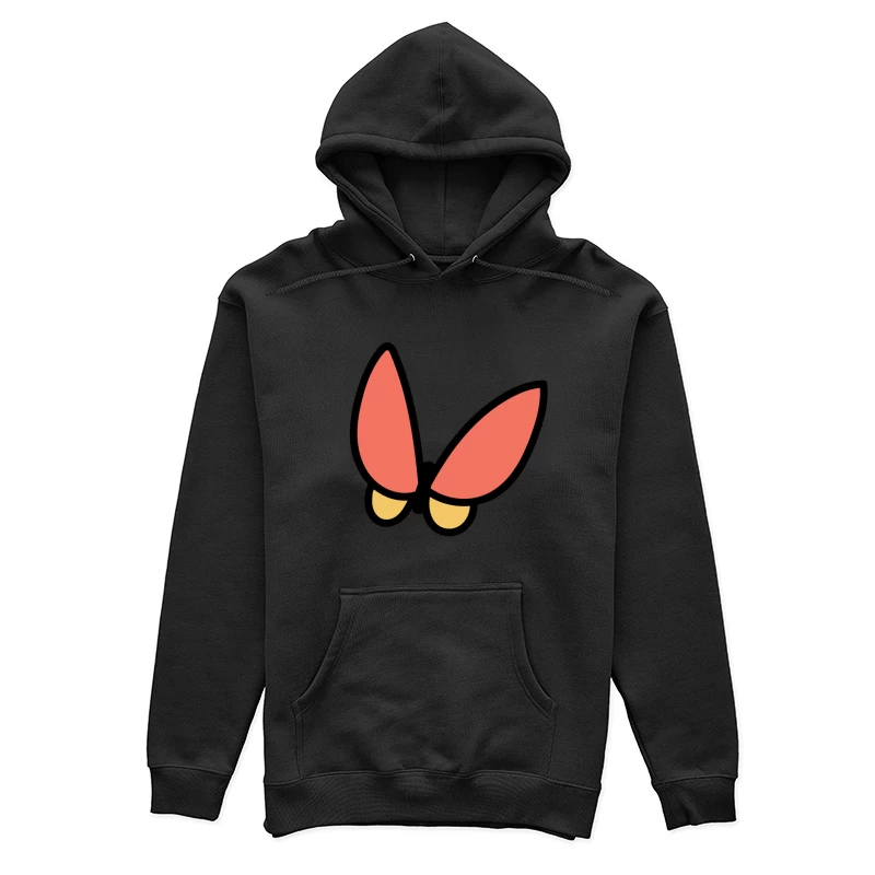 Papillon stylisé rouge Femme Sweat à capuche