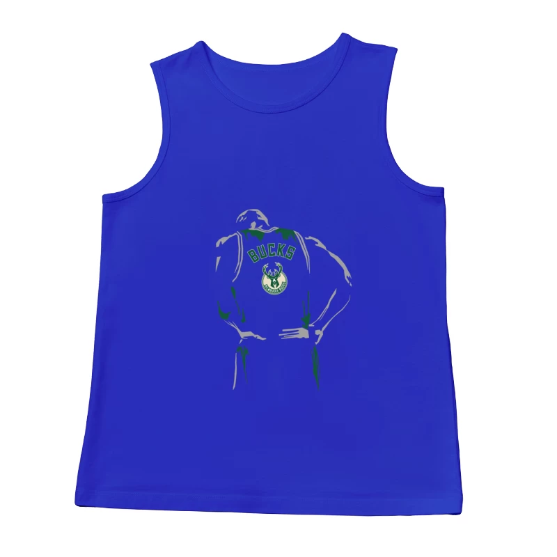 Milwaukee Bucks Basketball Silhouette Herren Tanktops