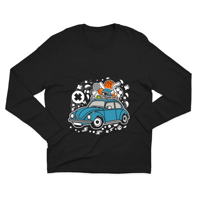 Voiture vintage sportive Homme Manches Longues T-Shirt