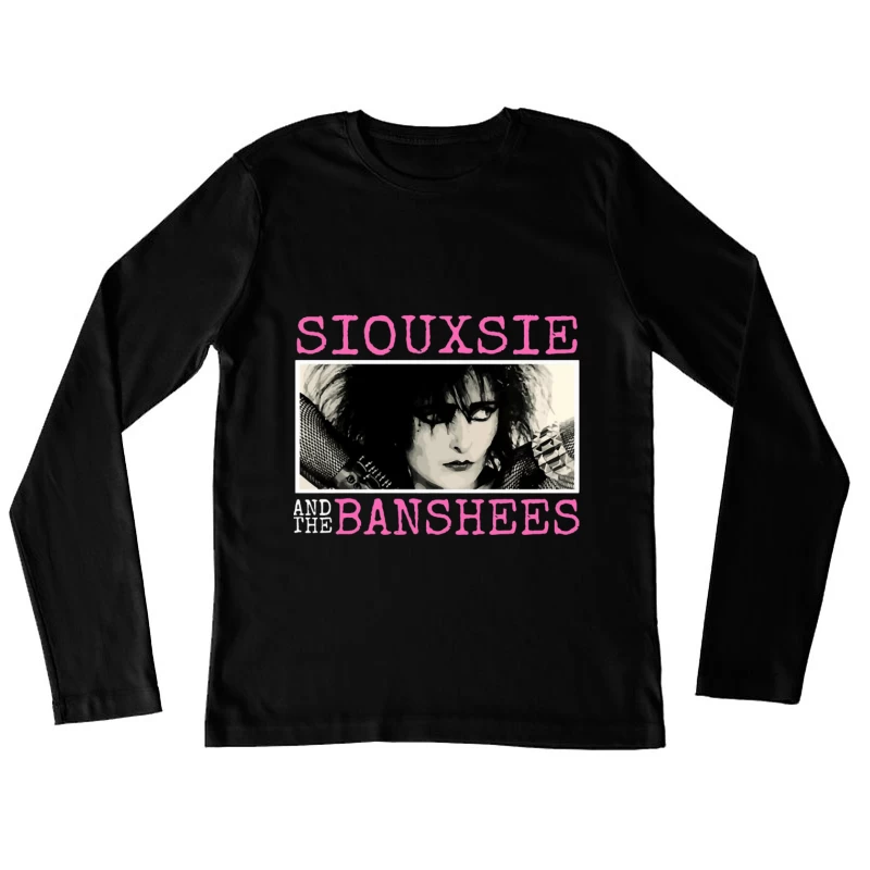 Siouxsie and the Banshees Gothic Punk Album Cover Female Long Sleeve T-Shirt