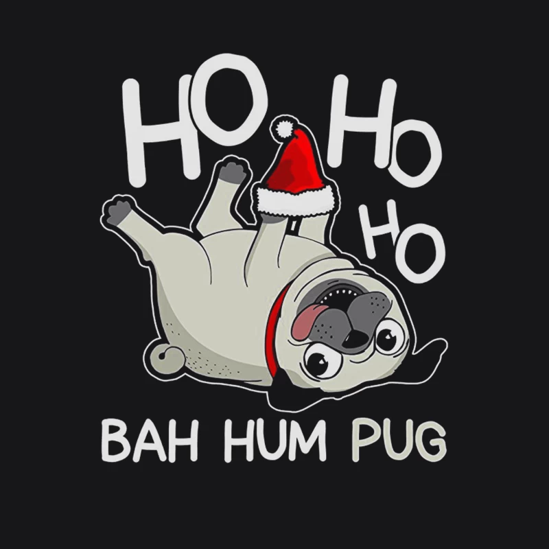Chien de Noël drôle avec bonnet Homme Sweat à capuche