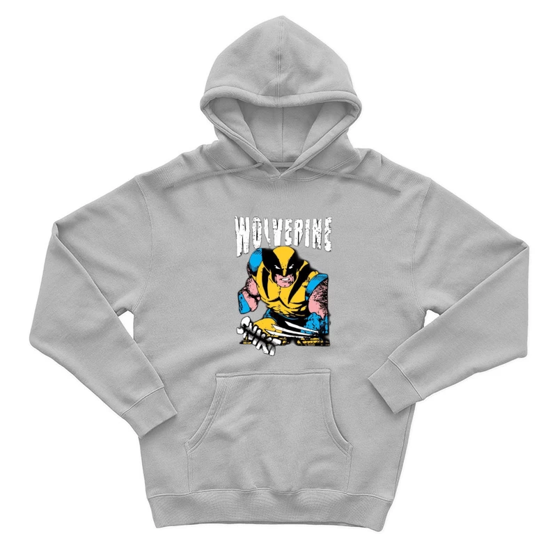 Comic Book Character - Wolverine Male Pullover Hoodie