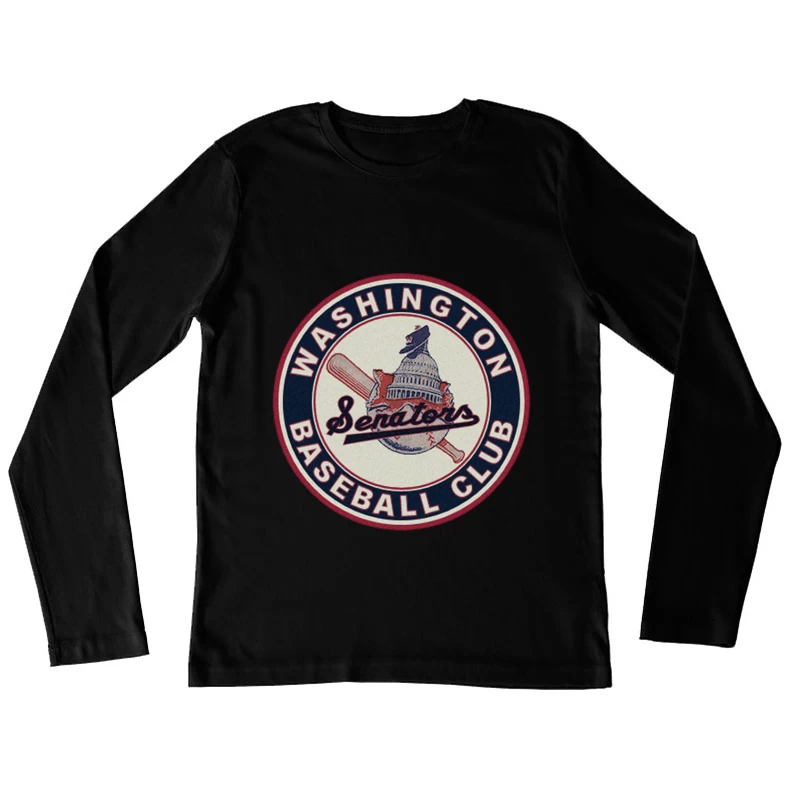 Washington Senators Baseball Club 2 Female Long Sleeve T-Shirt