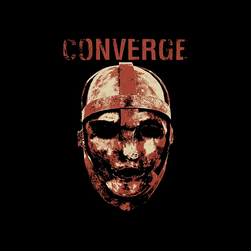 Converge Mask Throw Pillow