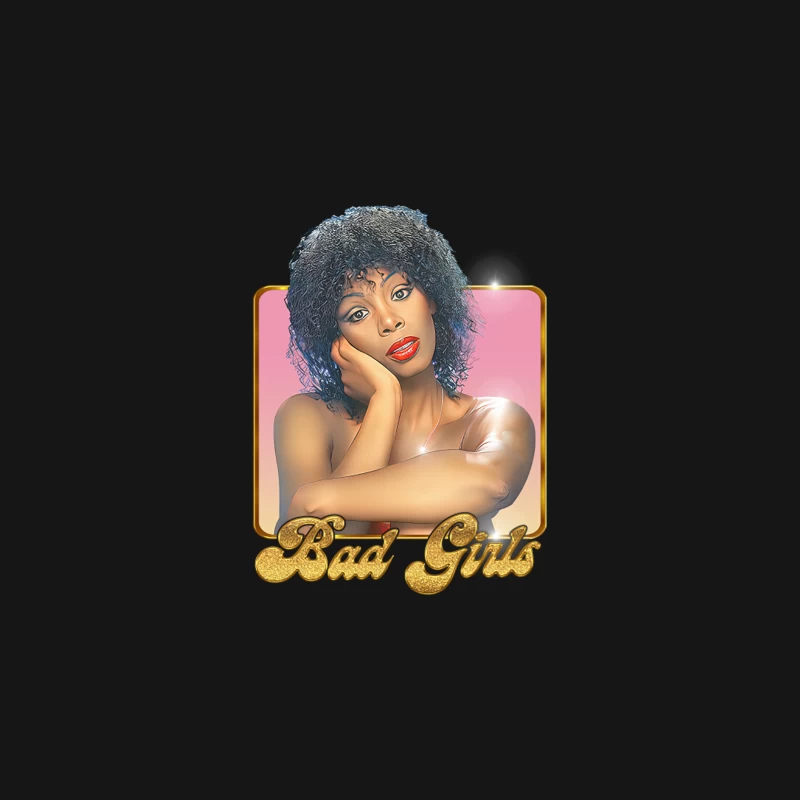 Bad Girls  -- Retro Style Fan Art Design Desk Mat