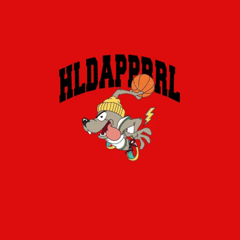 Cartoon Hund mit Basketball Herren Tanktops