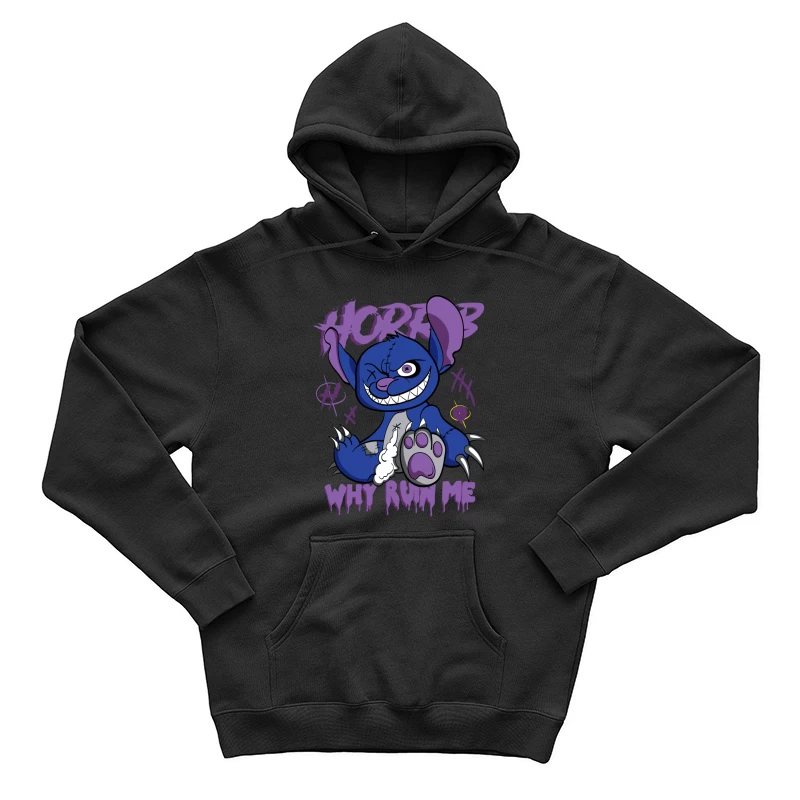 Gruseliges Monsterdesign Herren Pullover Hoodie
