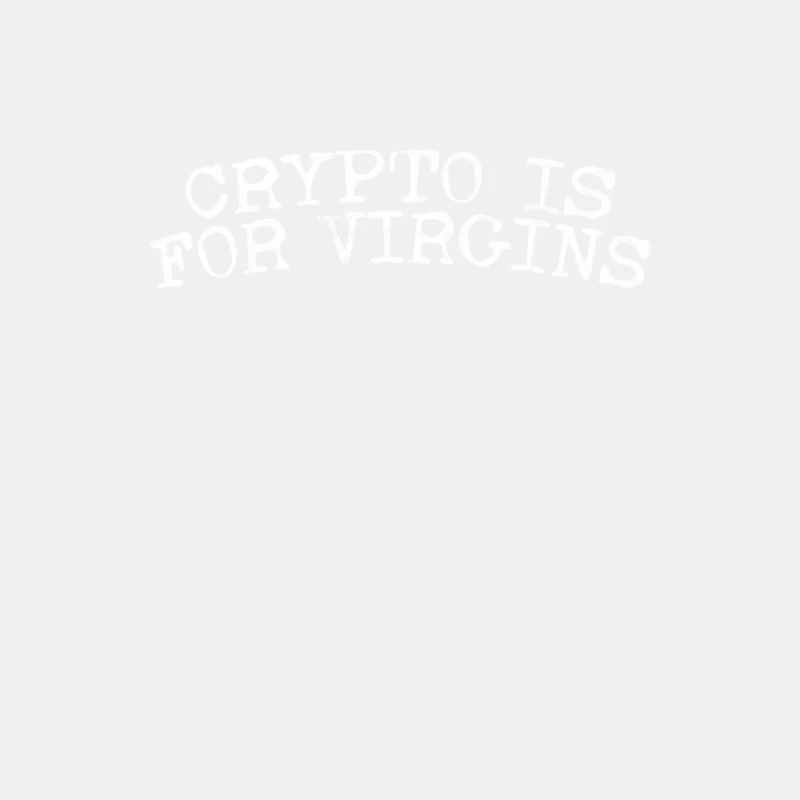 CRYPTO IS FOR VIRGINS Male Tank Top