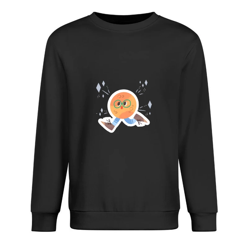 Lustiger Keks mit Brille Herren Pullover Sweatshirt