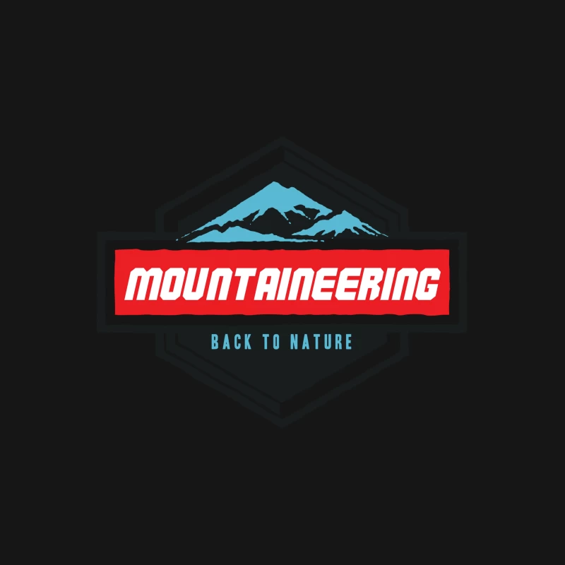 Logo de randonnée en montagne Femme T-Shirt