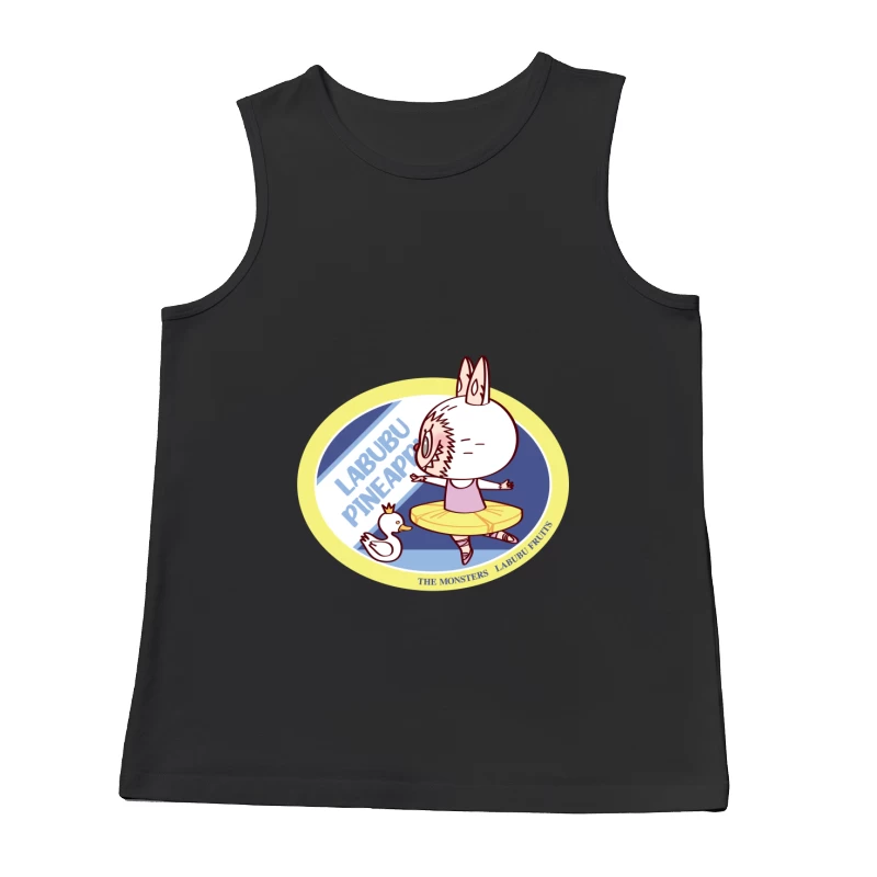 Labubu mit Krone und Ente Herren Tanktops
