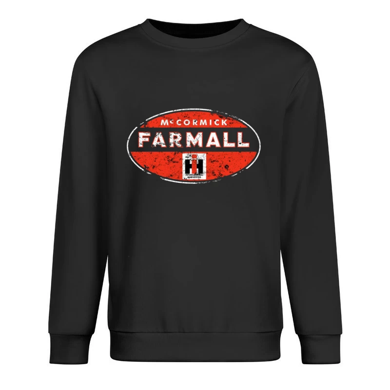 Vintage McCormick Farmall International Harvester Logo Male Pullover Sweatshirt