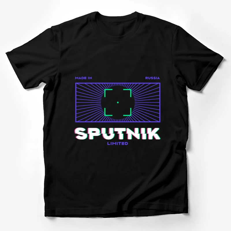 Sputnik Logo Design Herren T-Shirt