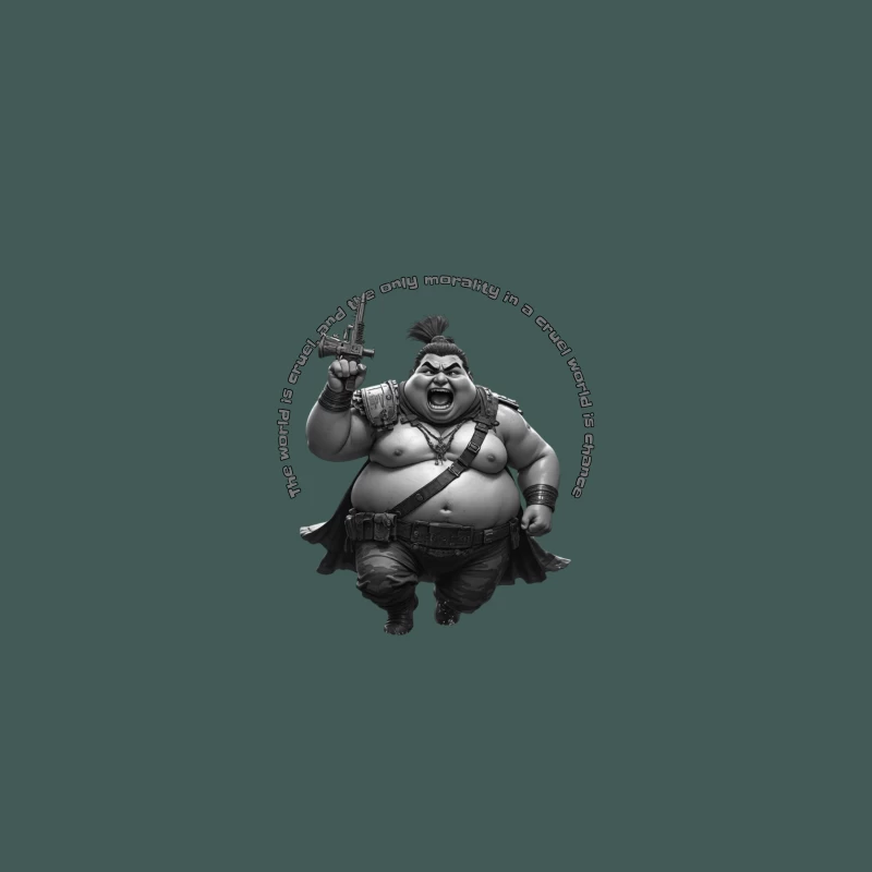 Warrior 3d toon Desk Mat