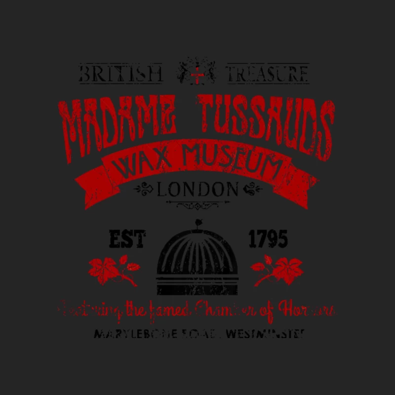 Madame Tussaud_s, distressed Female Pullover Sweatshirt