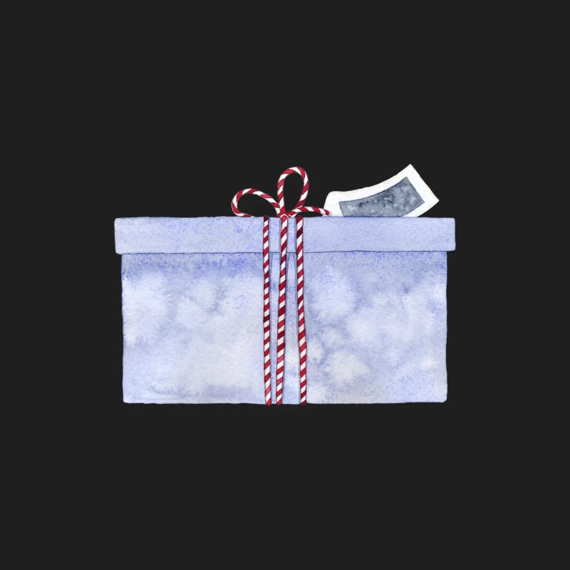 Cadeau enveloppé avec ruban festif Homme Débardeur