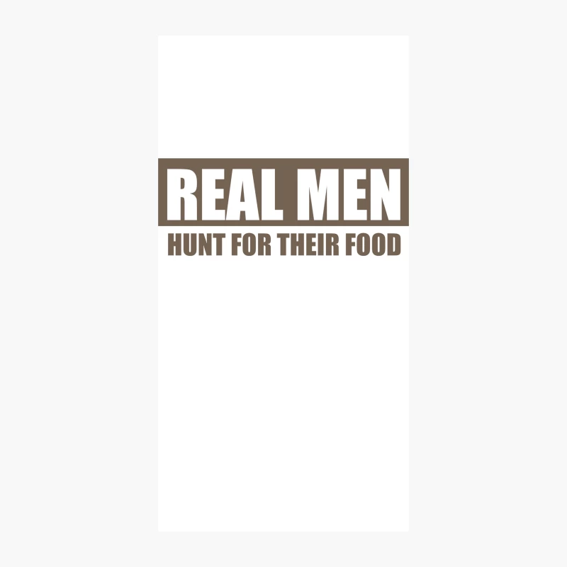 Real Men Hunt For Their Food Father_s Day Hunting Fishing Funny iPhone Case