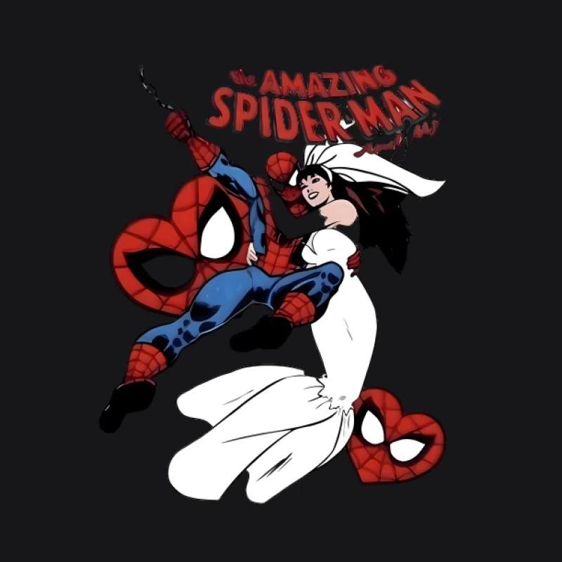 Scène de mariage de Spider-Man Homme Sweat à capuche