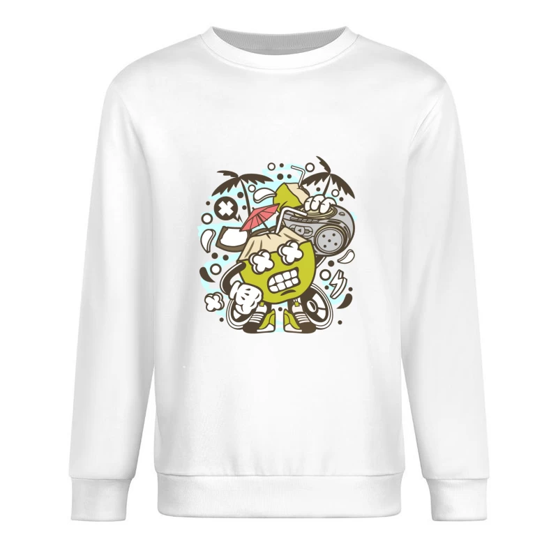 Coco Funky avec Boombox Homme Sweat-shirt à enfiler