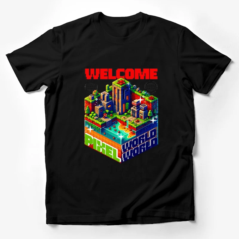 Willkommen in der Pixelwelt Herren T-Shirt