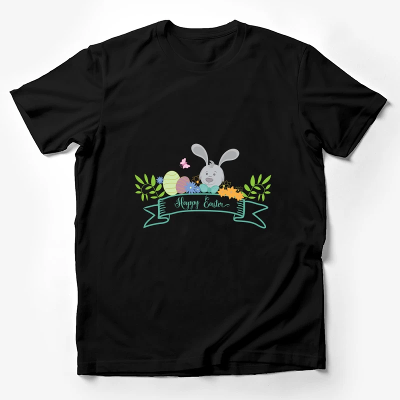 Lapin de Pâques avec œufs colorés Homme T-Shirt