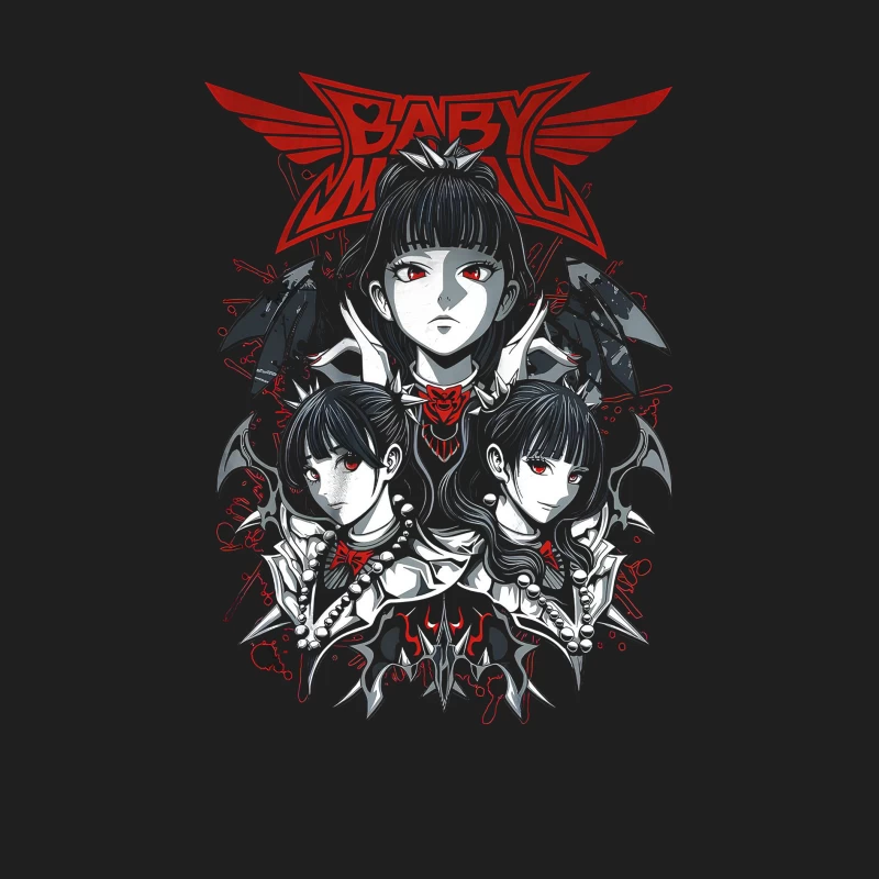 Babymetal Japanese Metal Band Male Tank Top