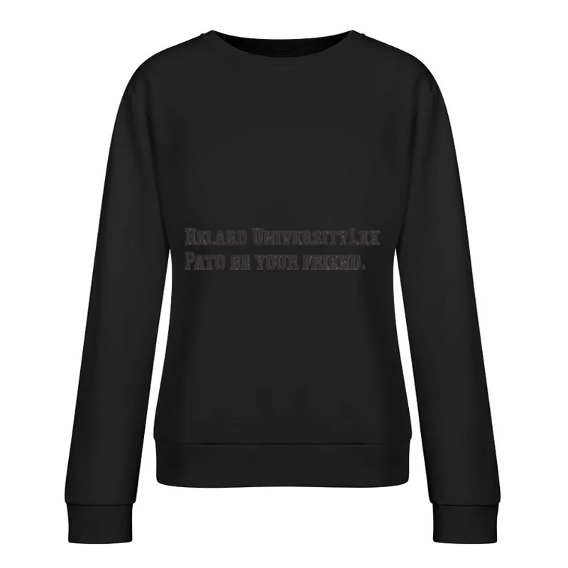 Helaro Universität Leitspruch Damen Pullover Sweatshirt