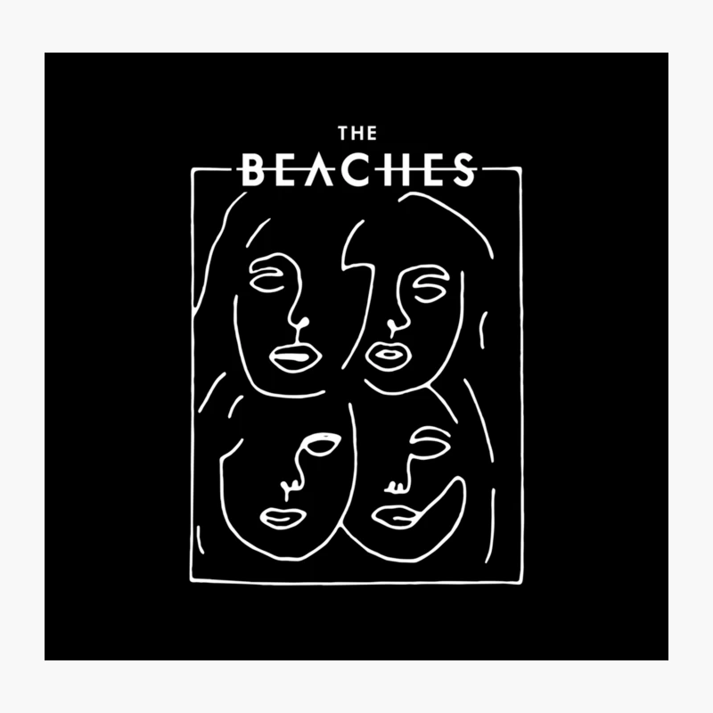 The Beaches Throw Pillow