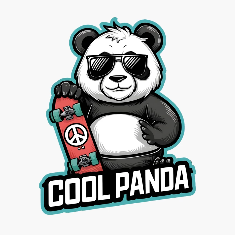 Cool Panda 01 Cotton Tote Bag