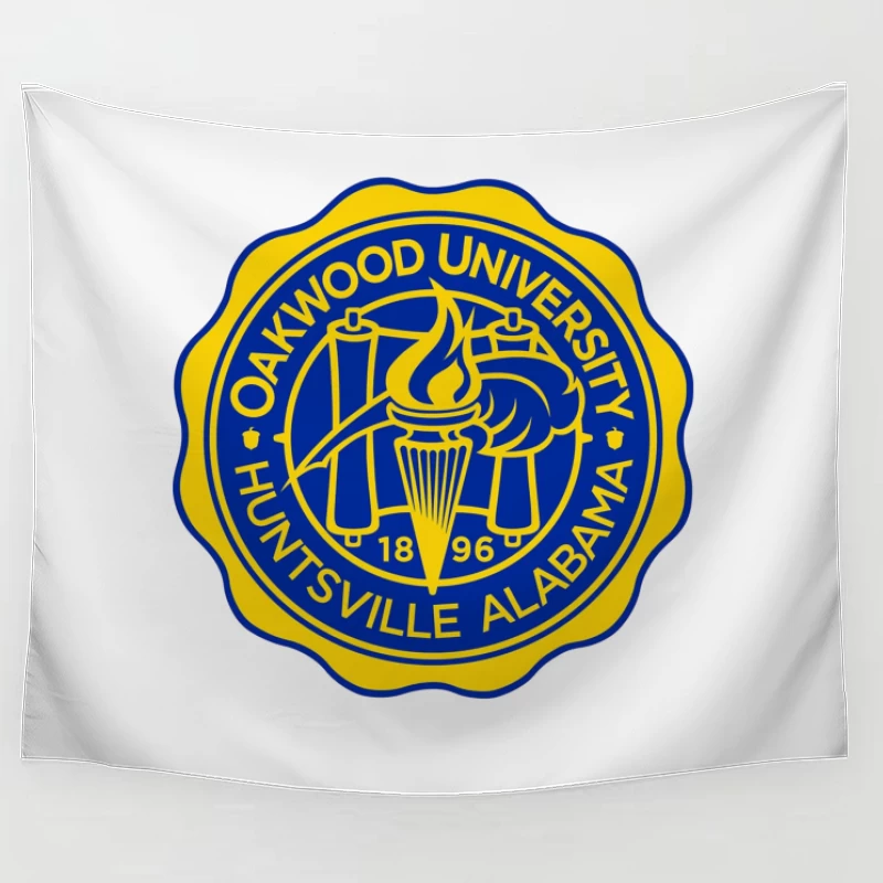 Official Seal of Oakwood University in Huntsville, Alabama Tapestry