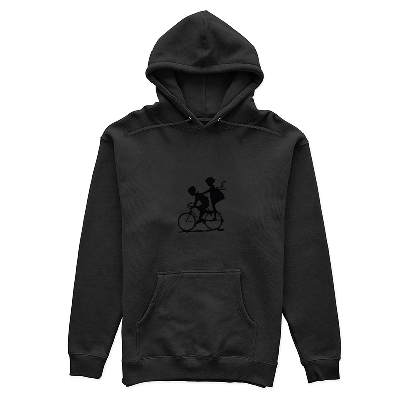 Balade en vélo illustrée Femme Sweat à capuche