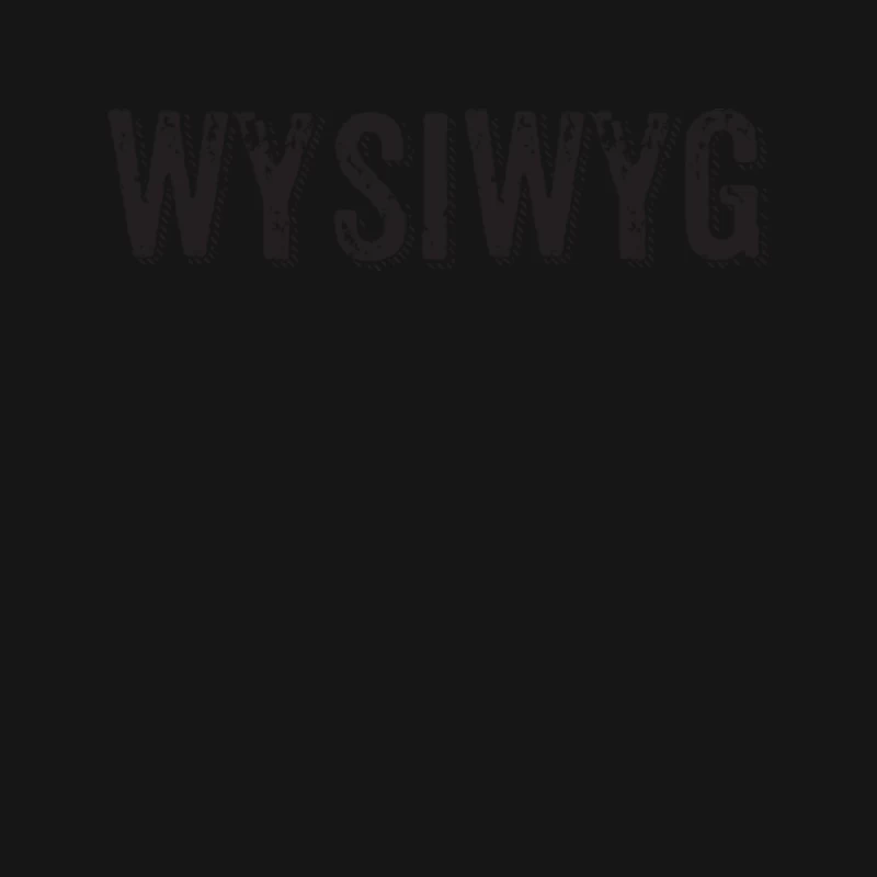 WYSIWYG Mouse Pad