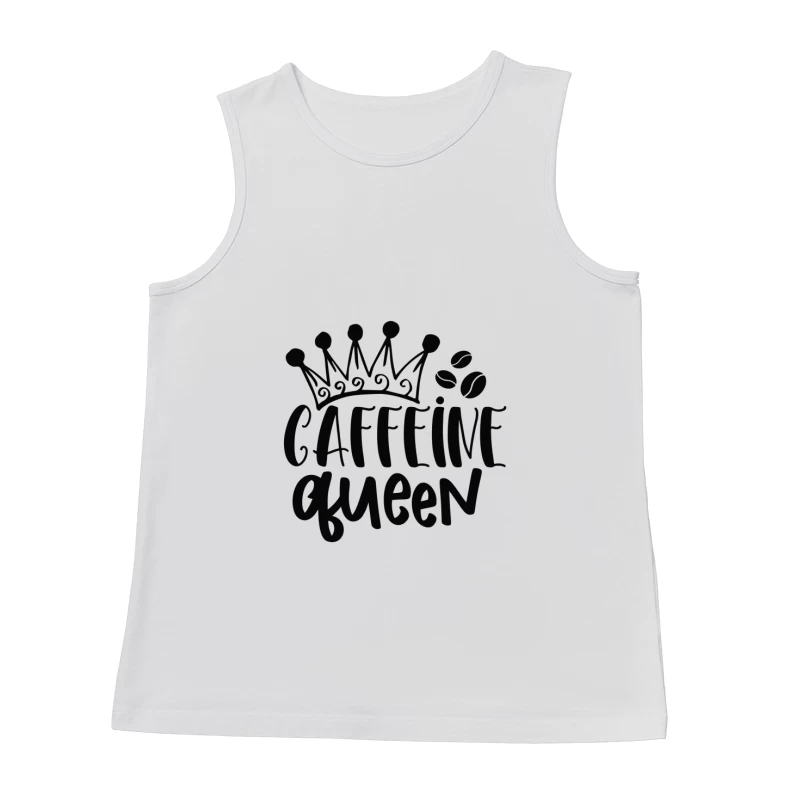 Reine de la Caféine avec Couronne Homme Débardeur