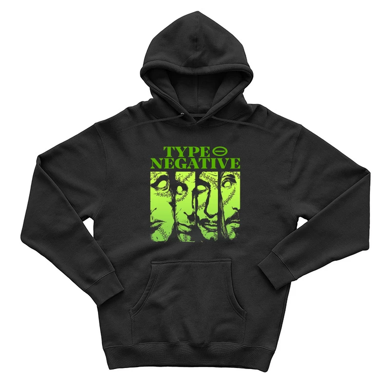 Type O Negative Faces Male Pullover Hoodie